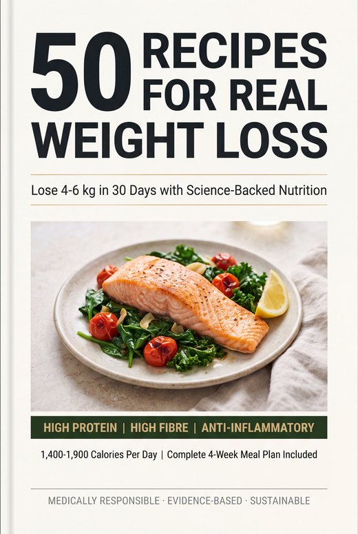 50 Recipes for Real Weight Loss ebook cover
